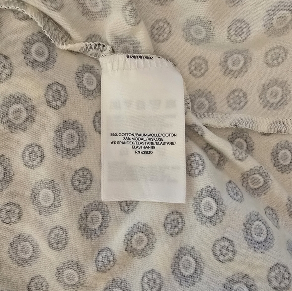 Land's End 1X Modal Blend Jersey Front Tie Top - Picture 5 of 9